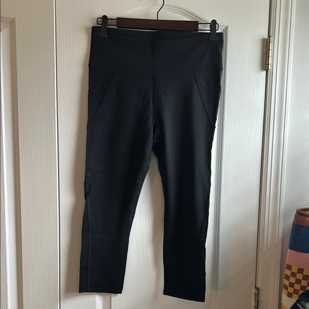 Athleta Black High-Rise Stretch Leggings